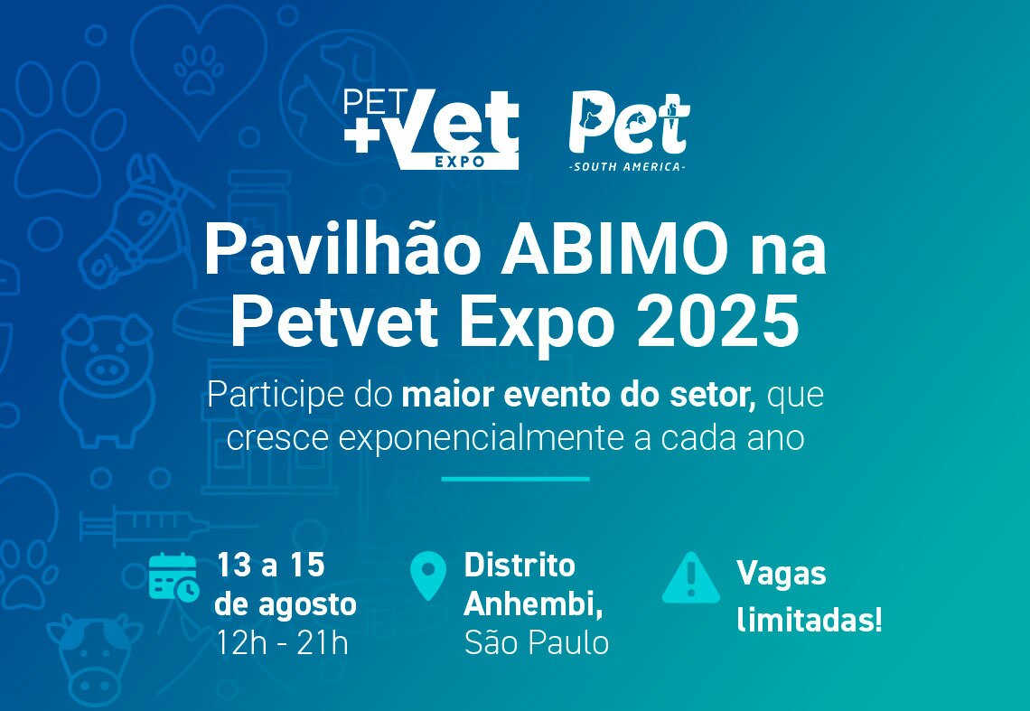 ABIMO - Pavilhão ABIMO na Petvet Expo 2025