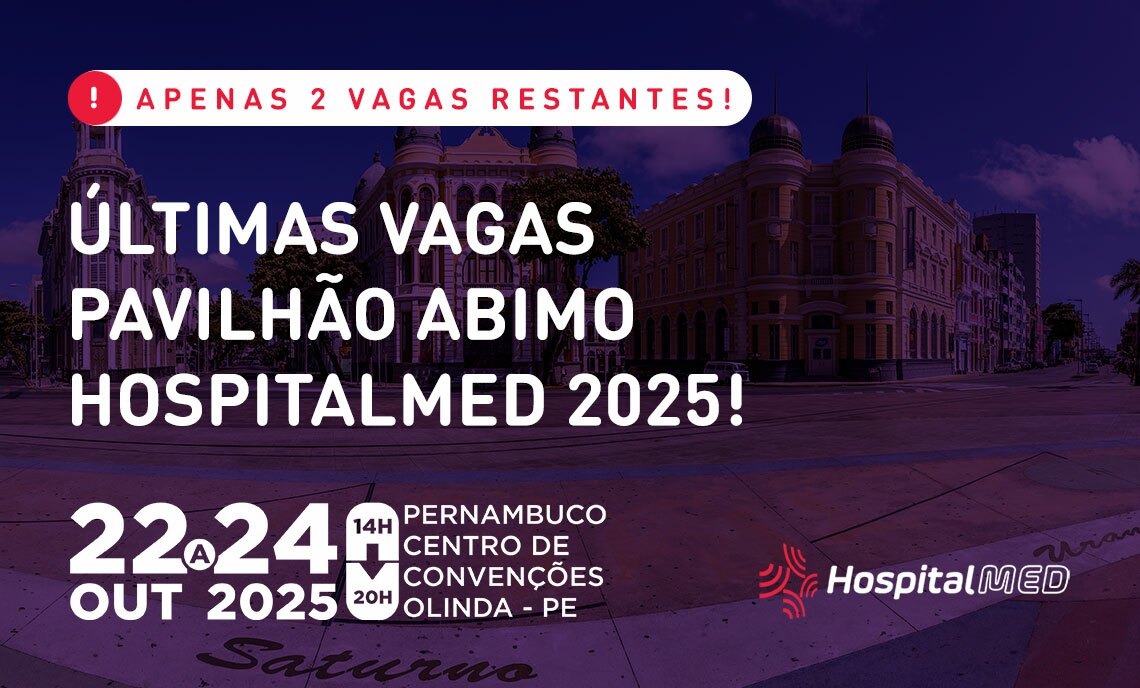 Participe do pavilhão da ABIMO na Hospitalmed 2024