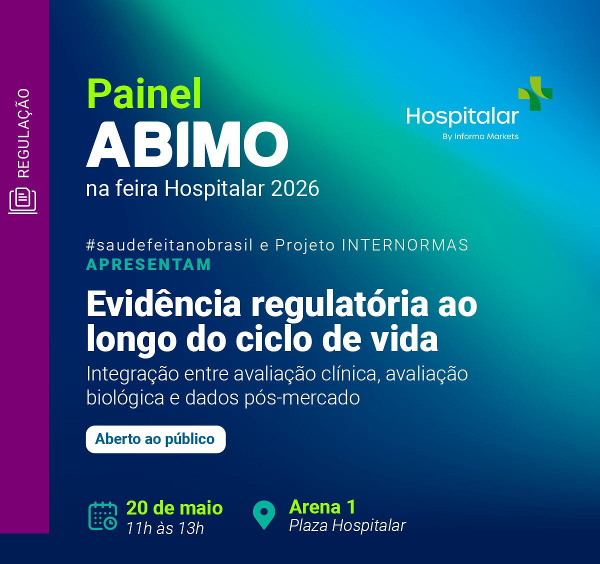 Evidência regulatória ao longo do ciclo de vida