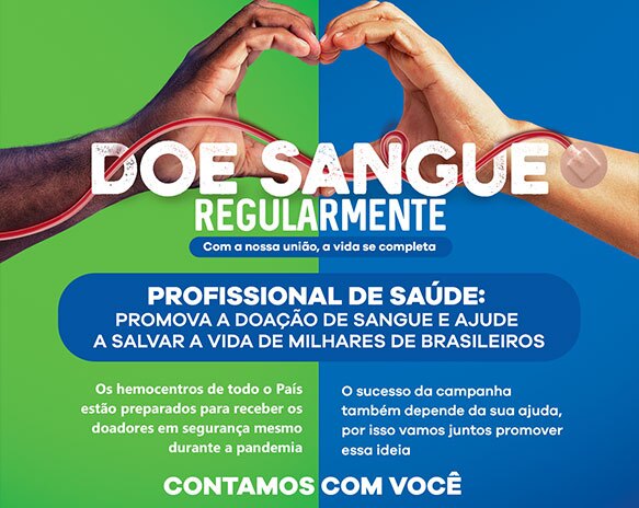 Campanha incentiva a doação de sangue