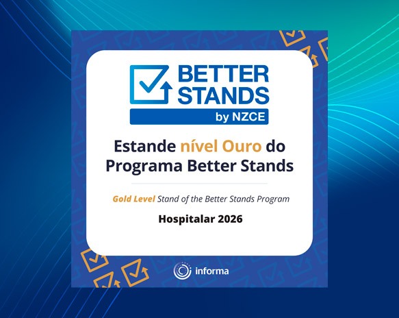 ABIMO conquista Selo Ouro de sustentabilidade na Feira Hospitalar 2026